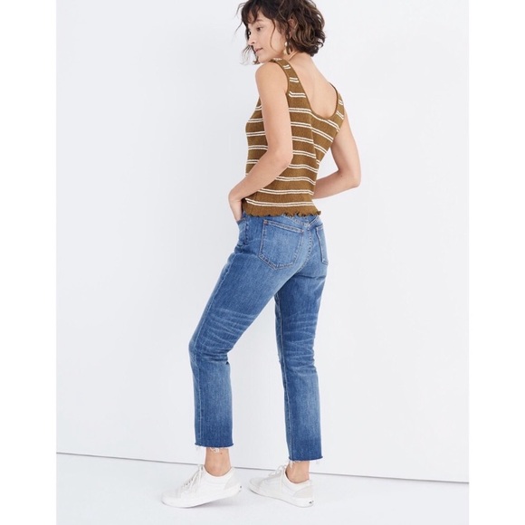 SOLD| MADEWELL “the high rise slim crop boyjean” - Picture 3 of 9